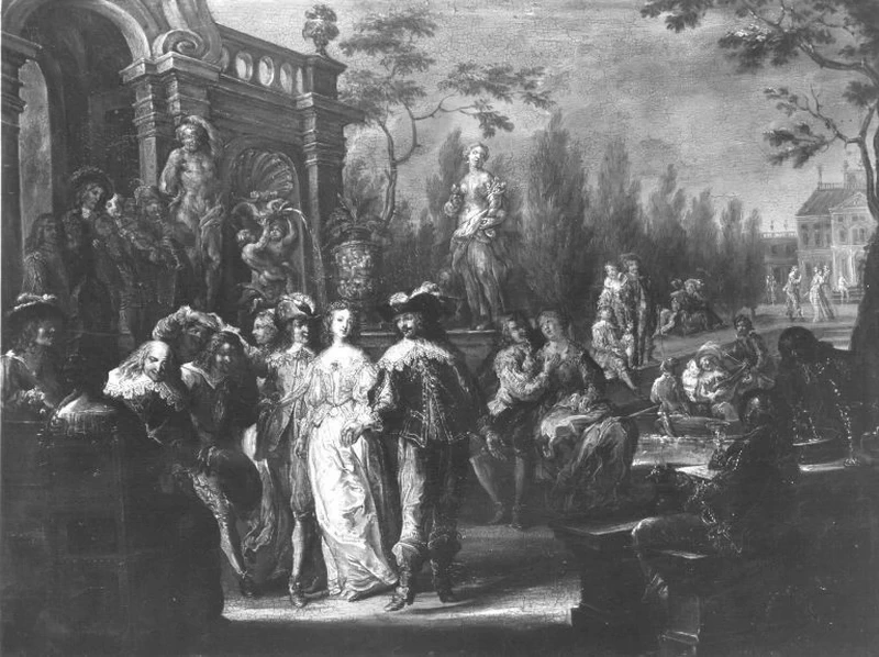 Scena sociale - Bavarian State Painting Collections, Monaco